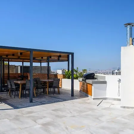 Luxury Loft Apartment &Rooftop With Acropolis View Athens Exterior photo